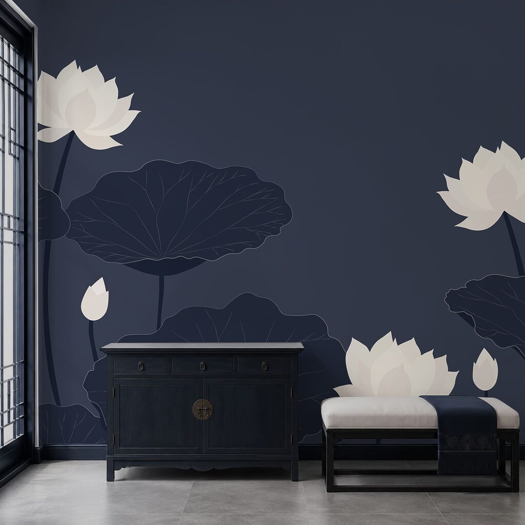Lotusblüten an langen Stielen — Interieur 1