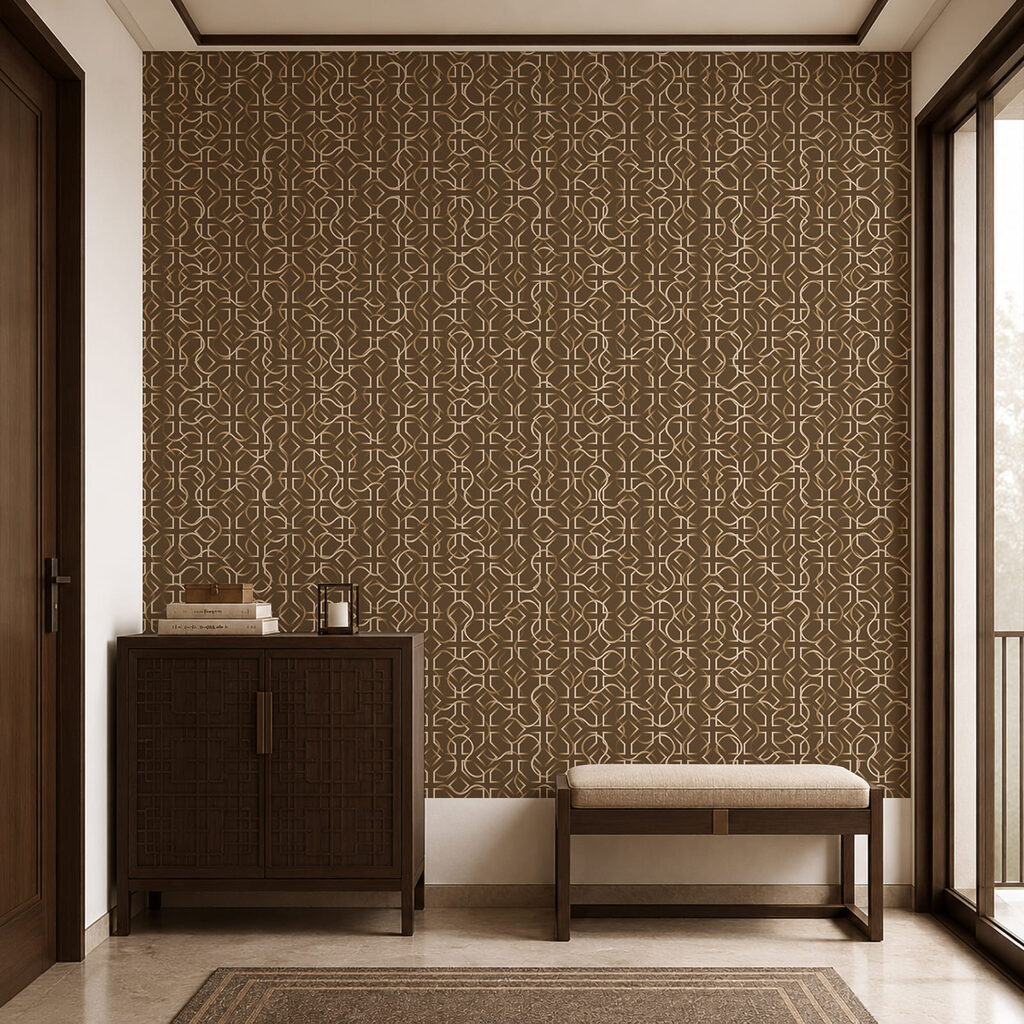 Schnörkel in senkrechten Reihen — Interieur 2