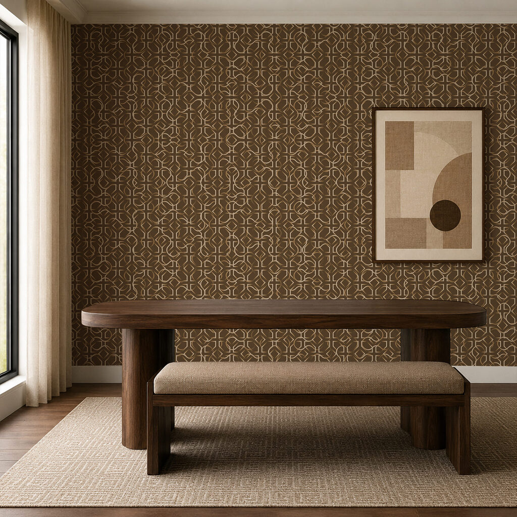Schnörkel in senkrechten Reihen — Interieur 1