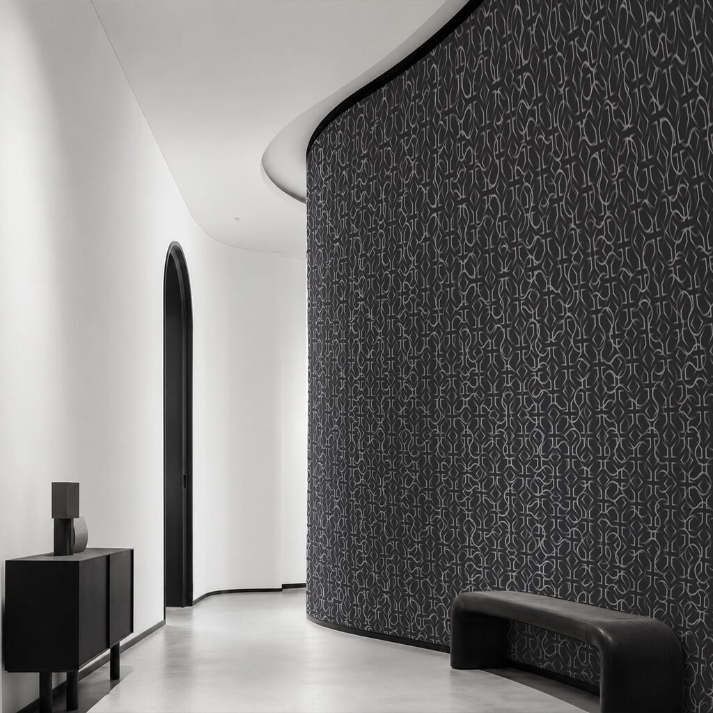 Schnörkel in senkrechten Reihen — Interieur 2