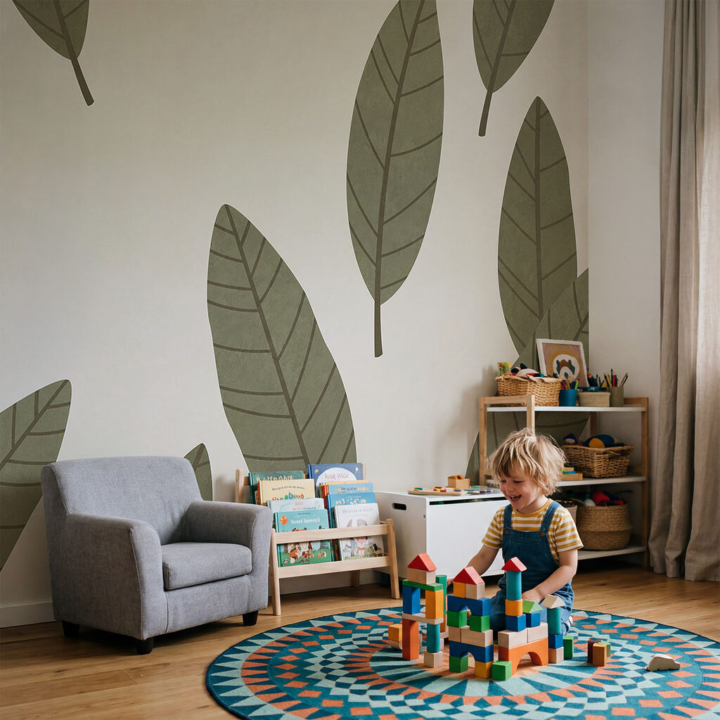 Verstreute lange Blätter — Interieur 2