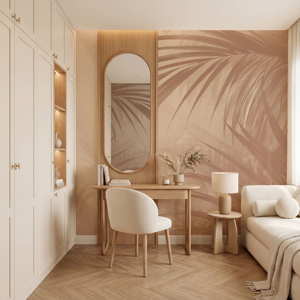 Palmwedel im stillen Dunst — Interieur 1