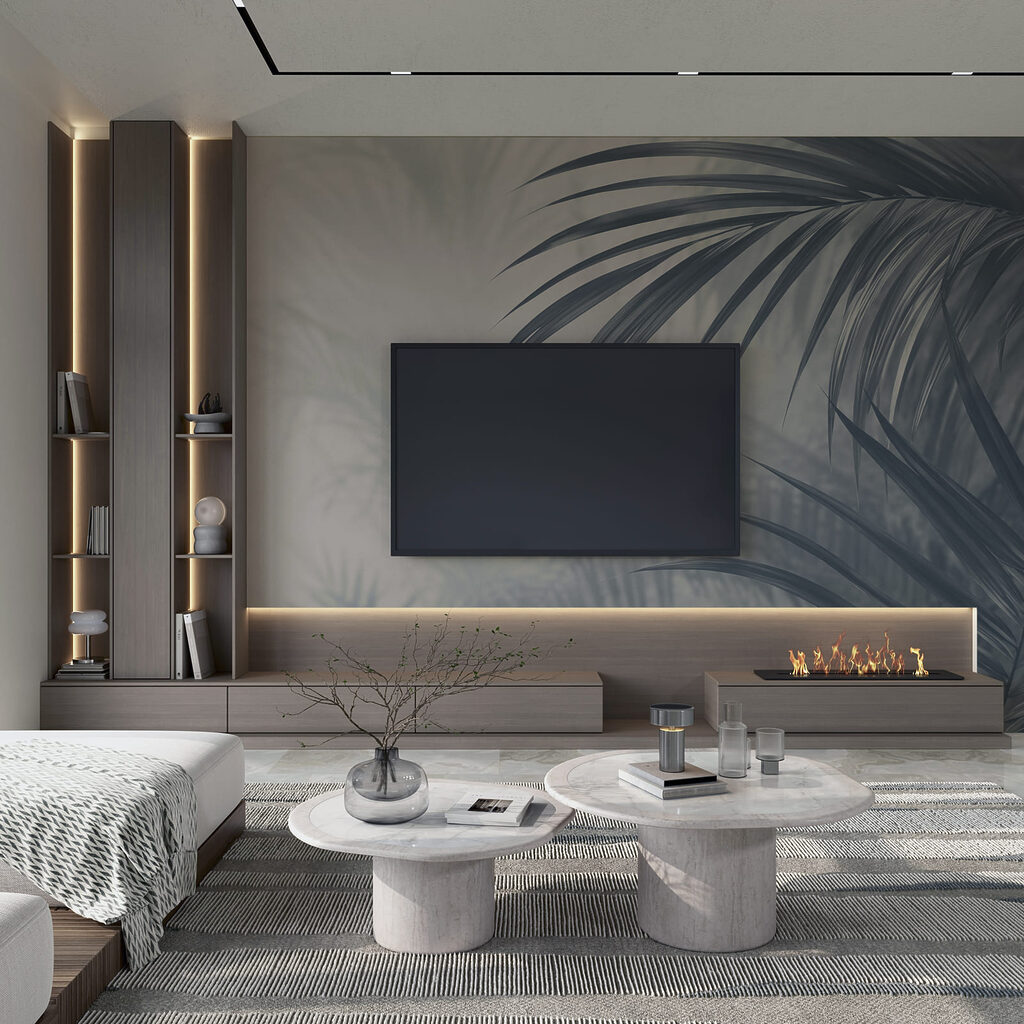 Palmwedel im stillen Dunst — Interieur 3