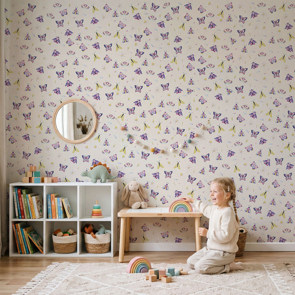 Fein gestreute Schmetterlinge — Interieur 1