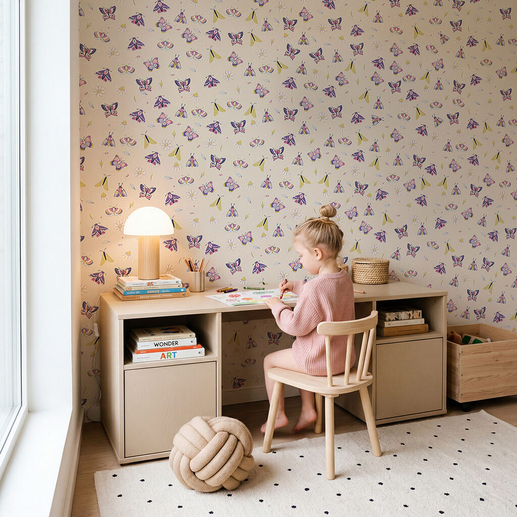 Fein gestreute Schmetterlinge — Interieur 2
