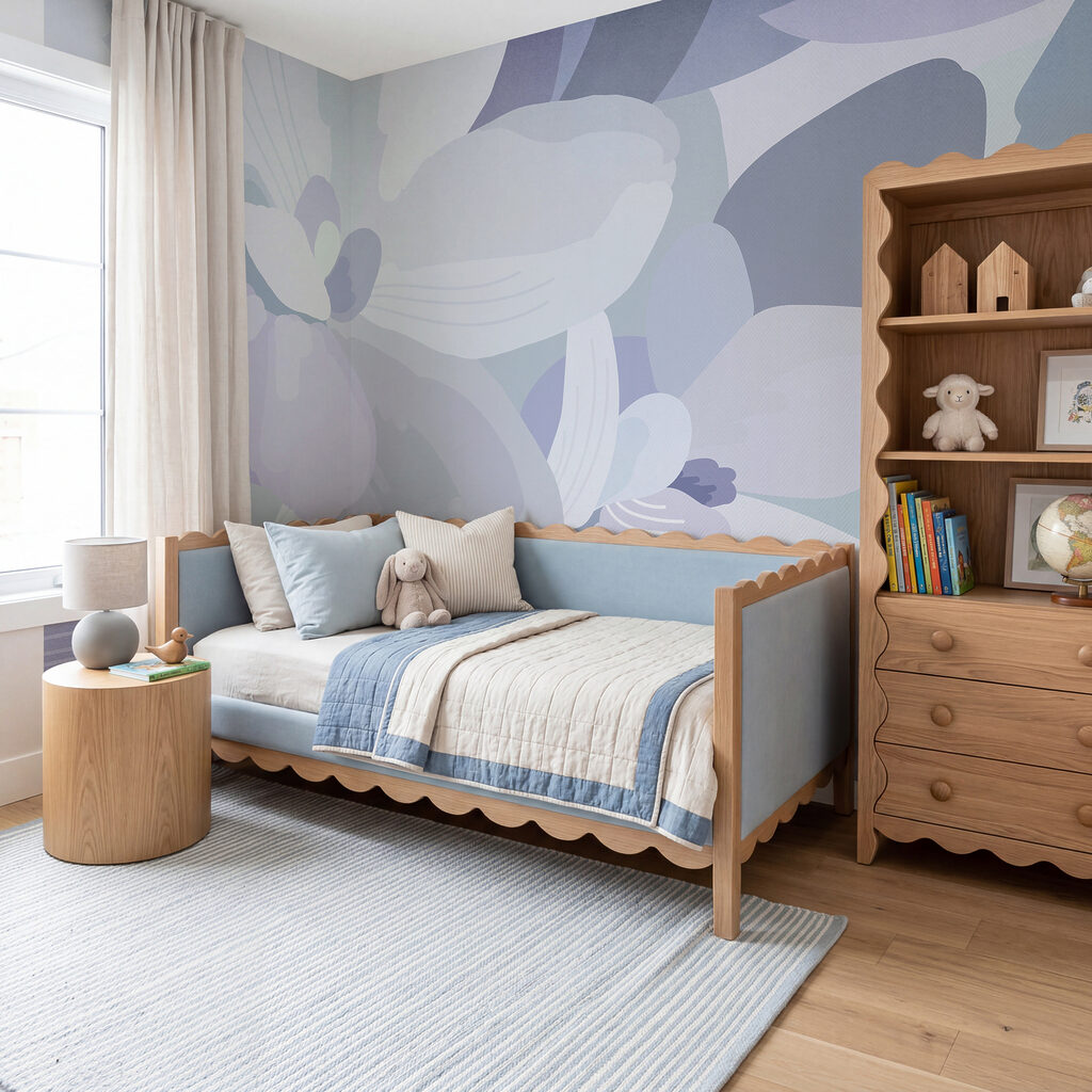 Blüten in sanften Farbflächen — Interieur 4