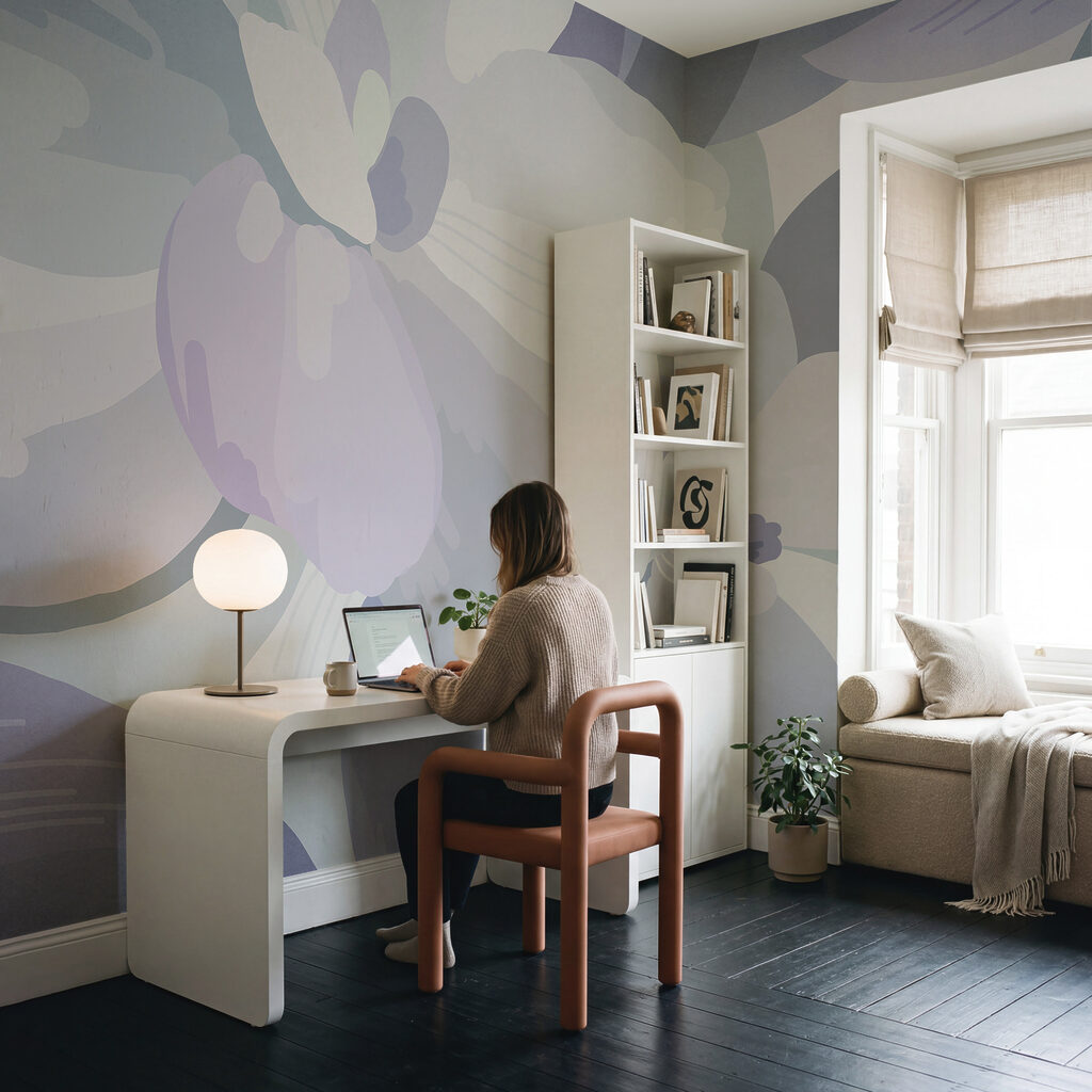 Blüten in sanften Farbflächen — Interieur 5