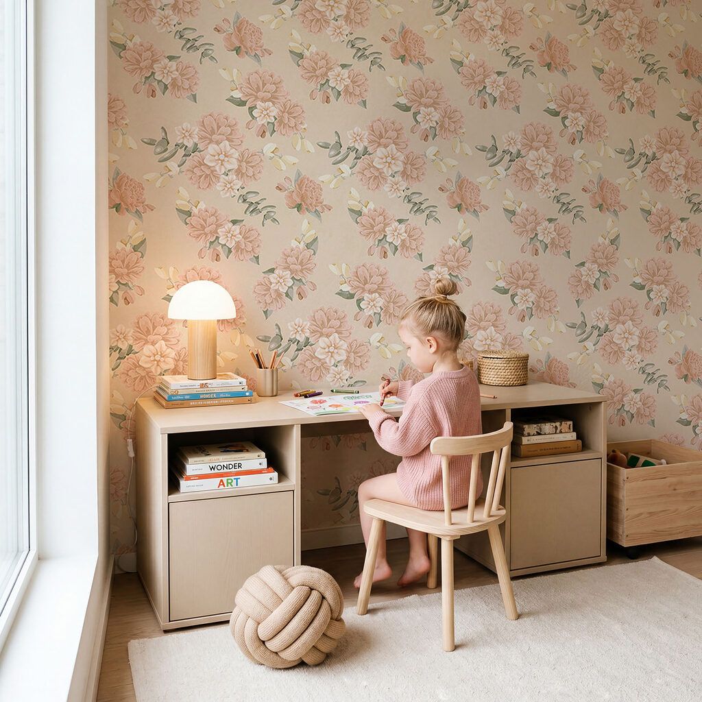 Kleine Rosensträußchen in einem Interieur