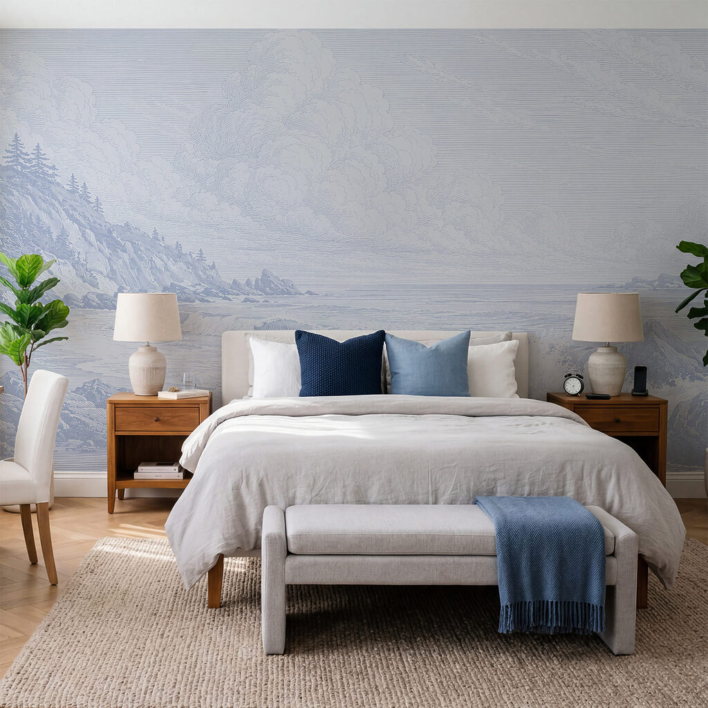 Küste in blassen Linien — Interieur 2