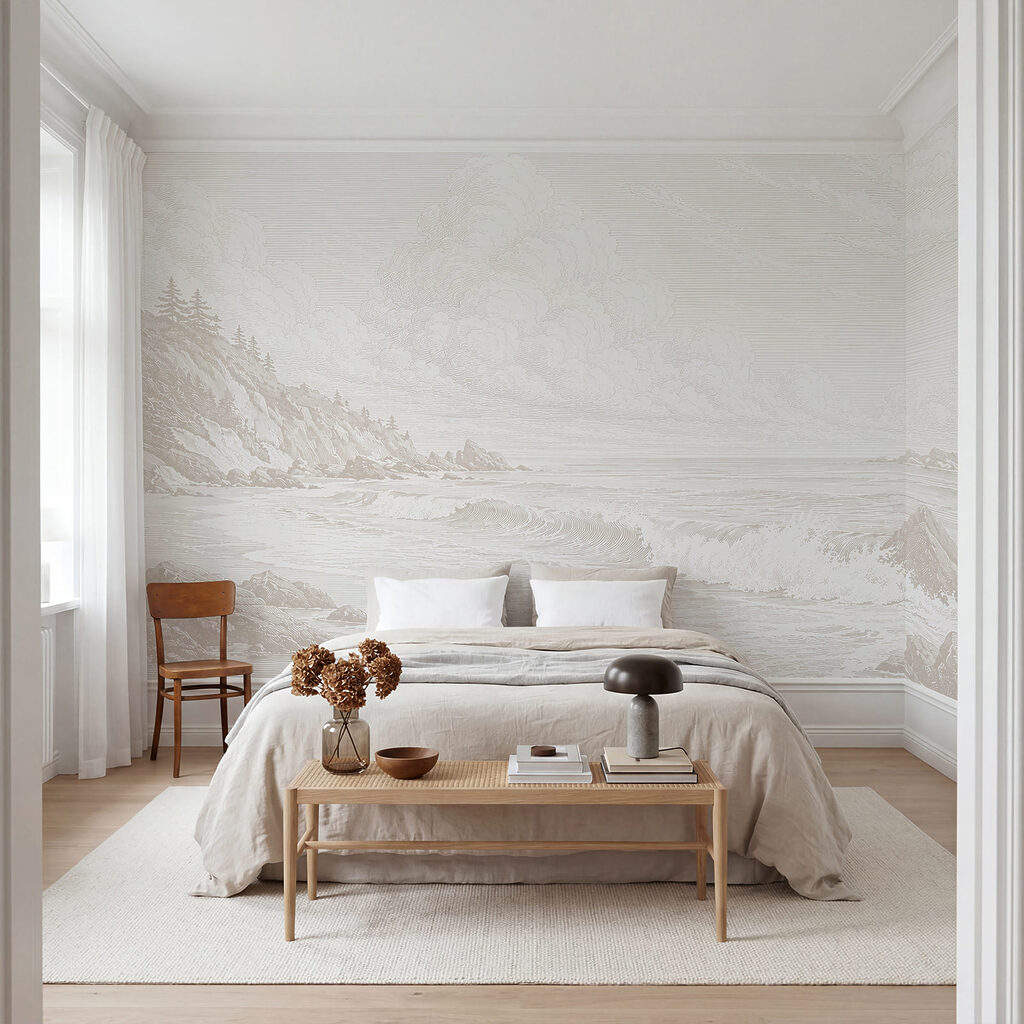 Küste in blassen Linien — Interieur 1