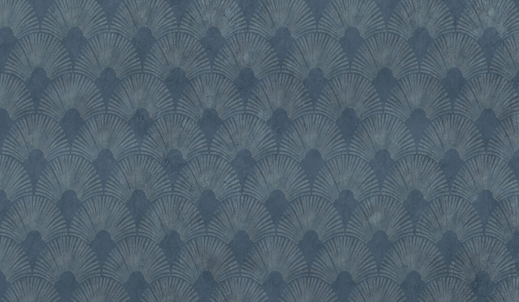 Fächer mit gemalten Schatten — ganzes Design
