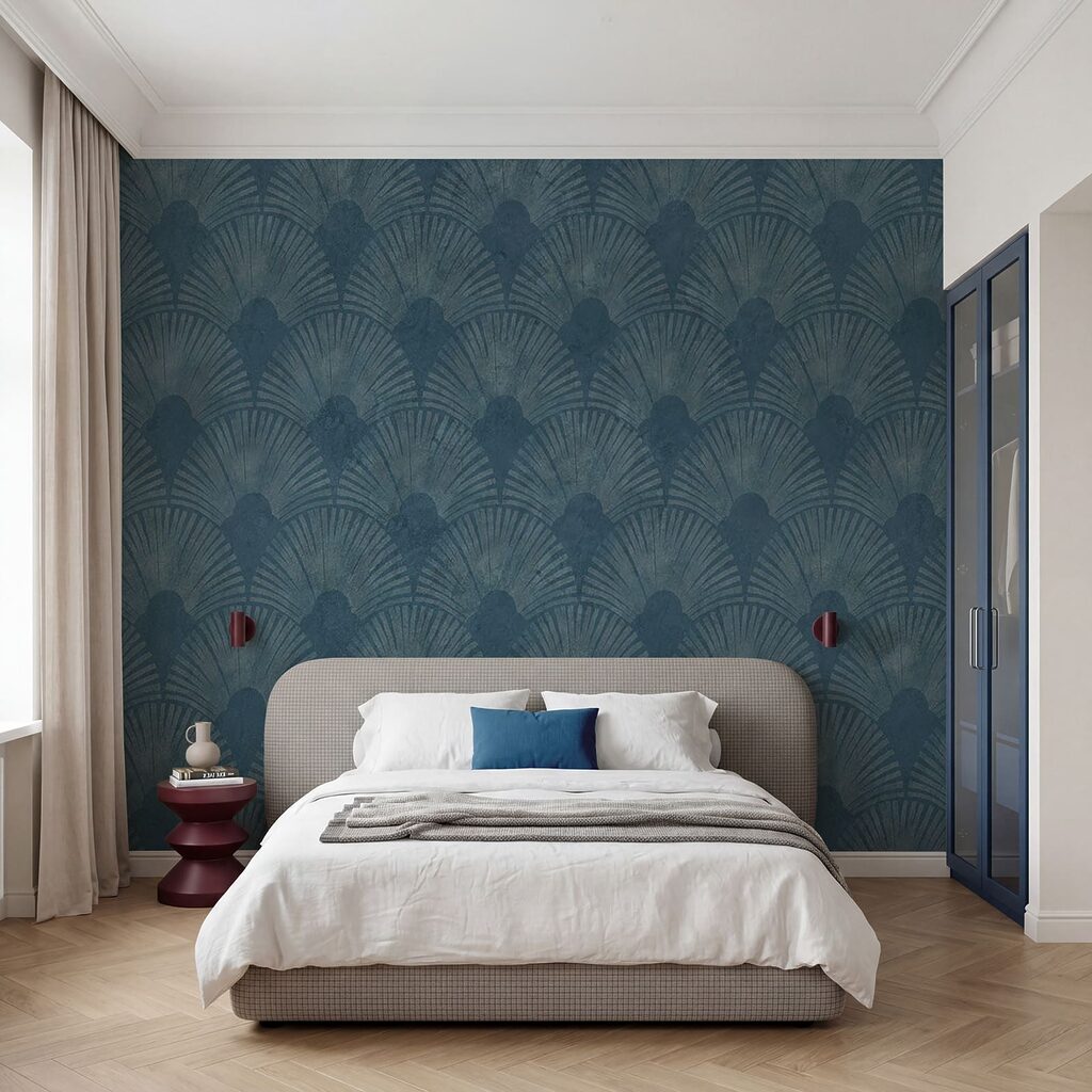 Fächer mit gemalten Schatten — Interieur 1