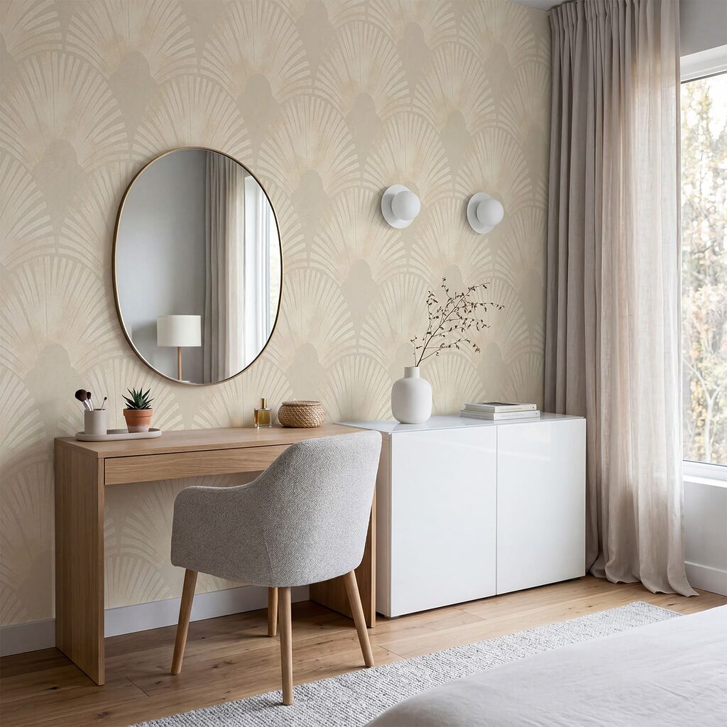 Fächer mit gemalten Schatten — Interieur 2