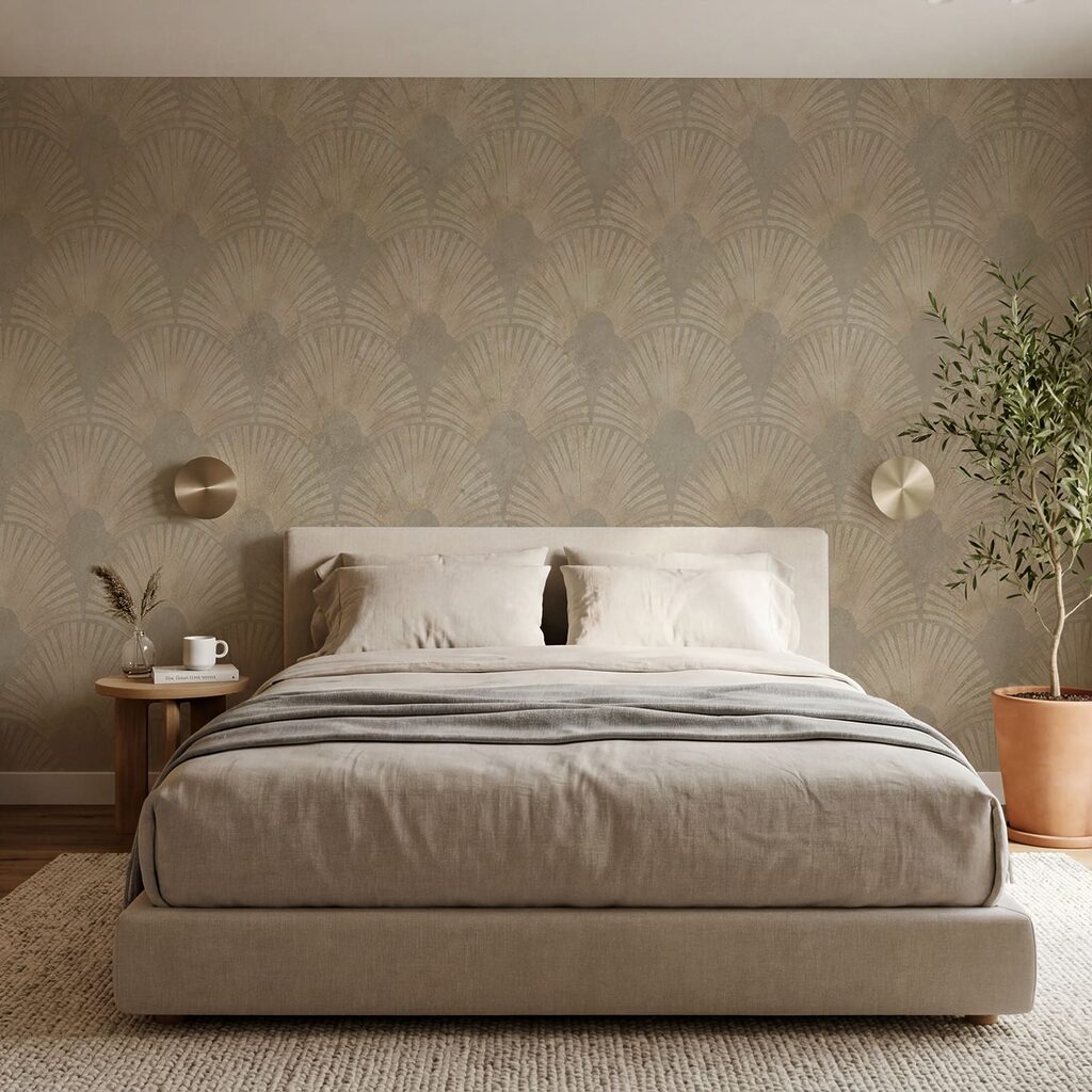 Fächer mit gemalten Schatten — Interieur 1