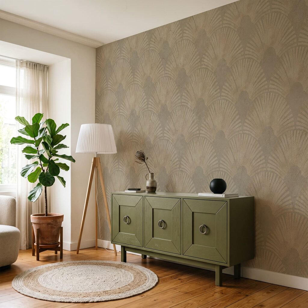 Fächer mit gemalten Schatten — Interieur 2