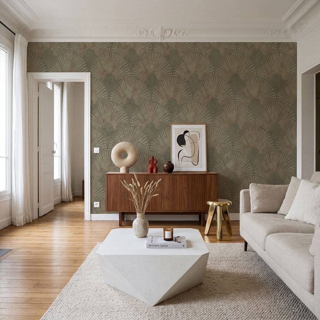 Fächer mit gemalten Schatten — Interieur 2