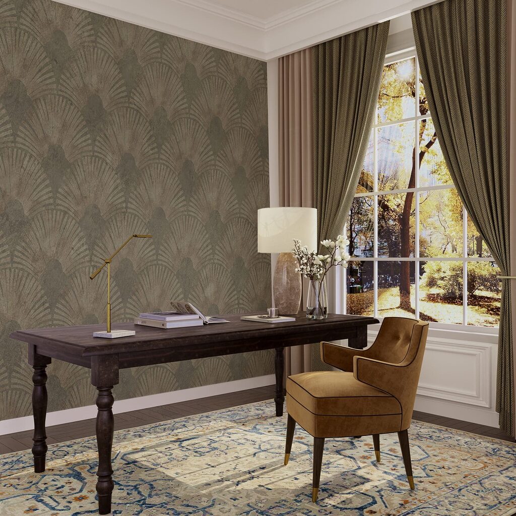 Fächer mit gemalten Schatten — Interieur 3