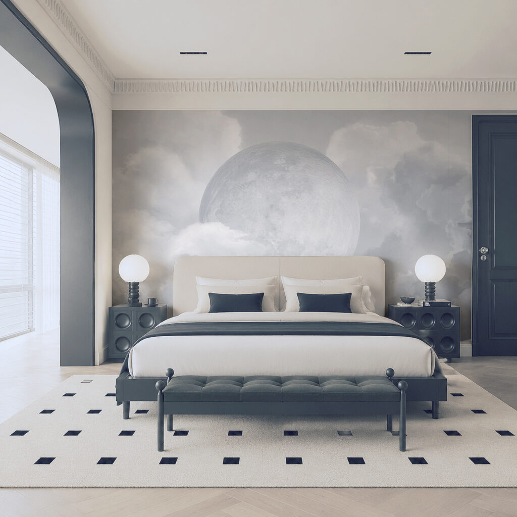 Mondlicht zwischen Wolken — Interieur 2