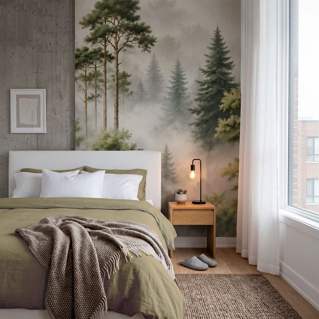 Wald im zarten Nebel — Interieur 3
