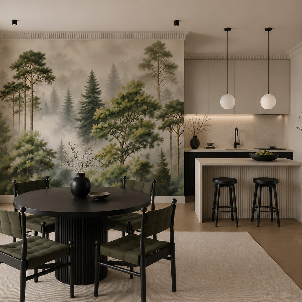 Wald im zarten Nebel — Interieur 4