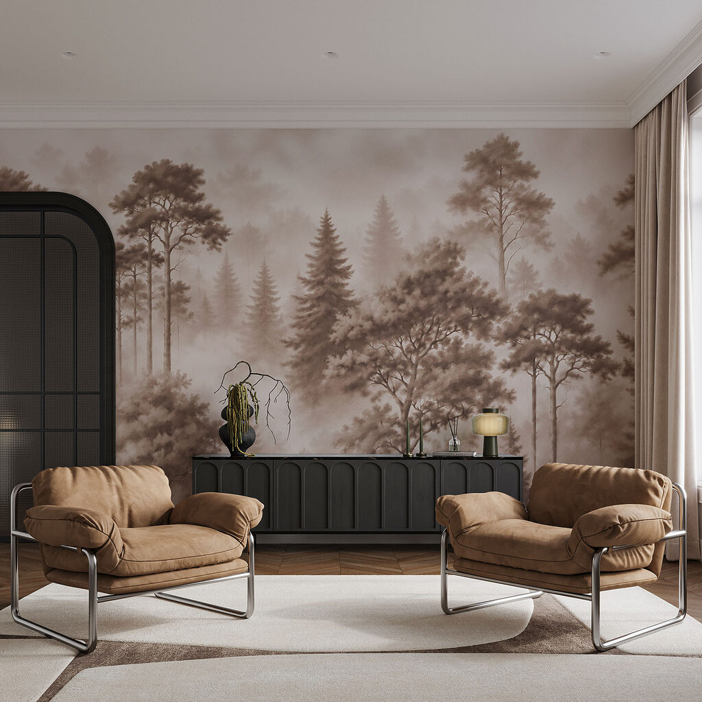 Wald im zarten Nebel — Interieur 2