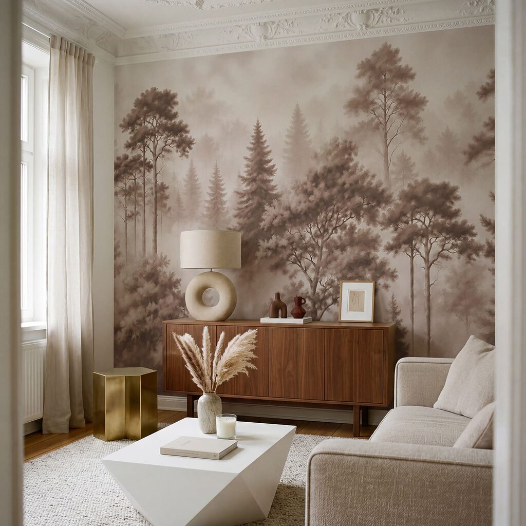 Wald im zarten Nebel — Interieur 3