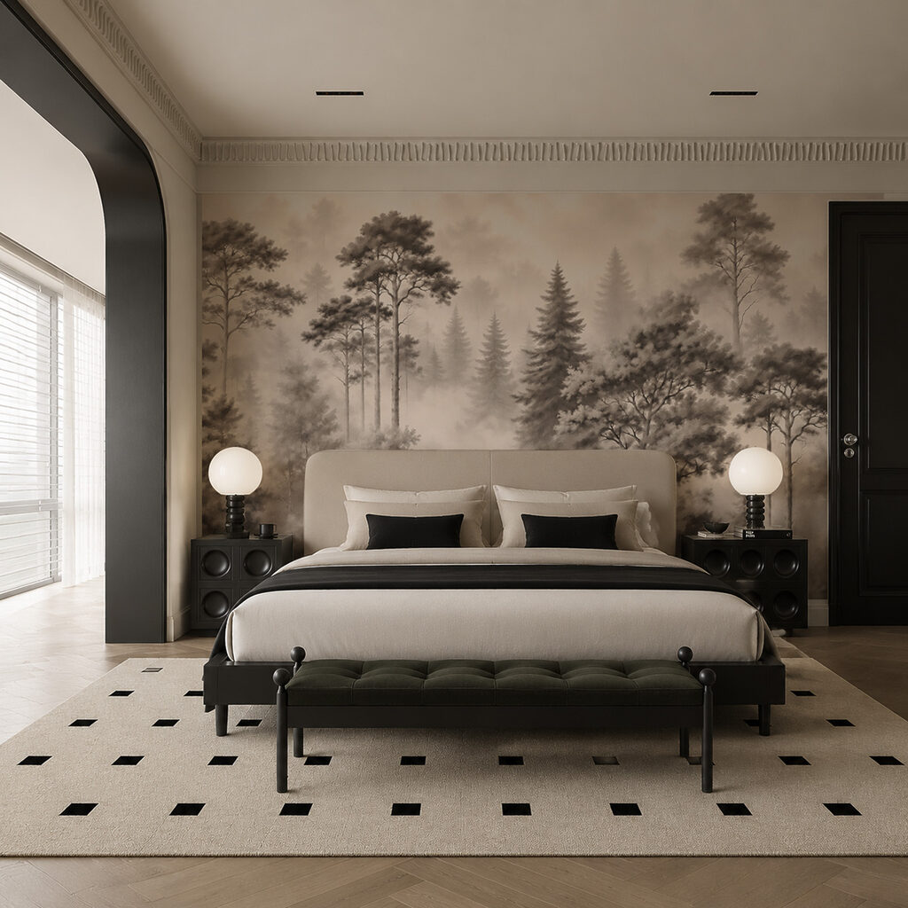 Wald im zarten Nebel — Interieur 2