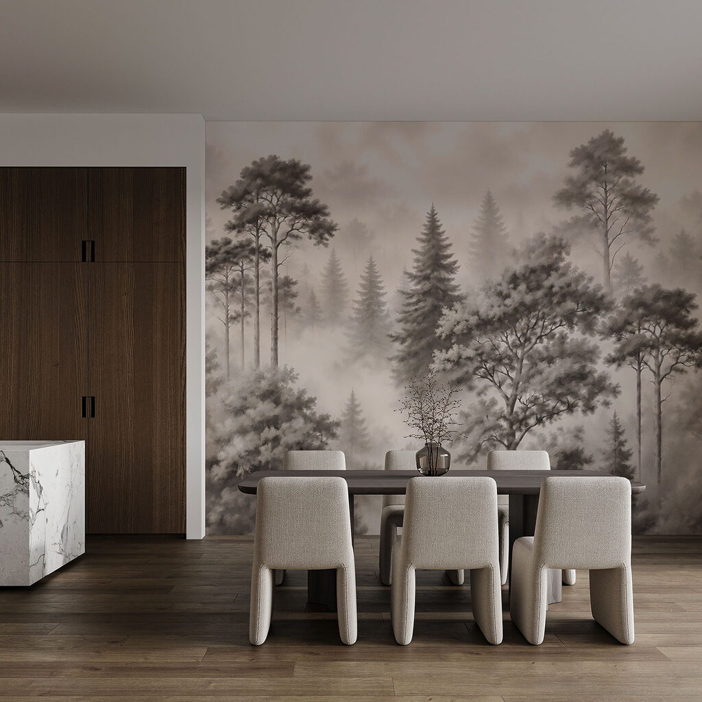 Wald im zarten Nebel — Interieur 3