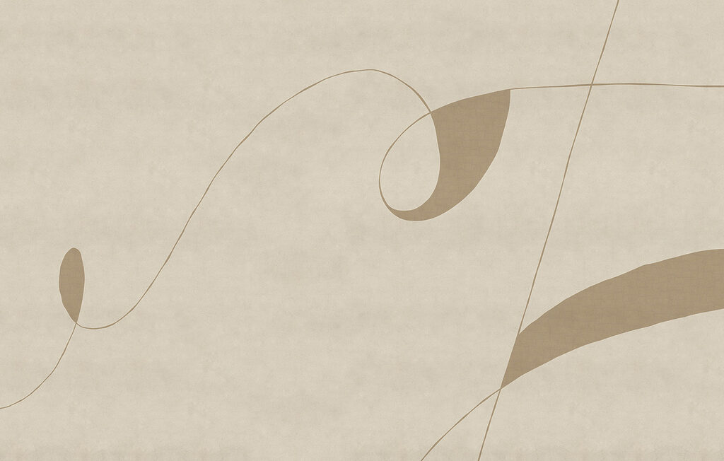 Lockere Linien und Flächen — ganzes Design