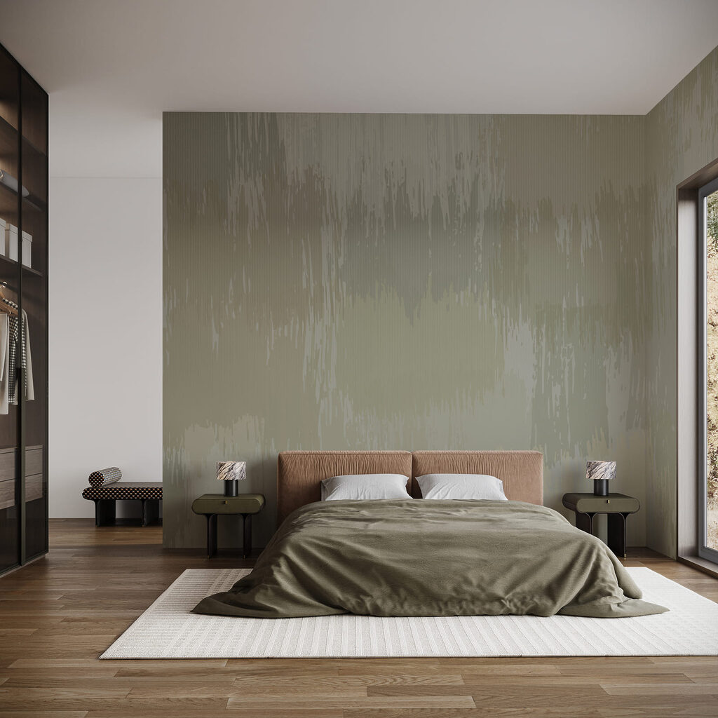 Pinselstriche in gebrochenen Tönen — Interieur 2