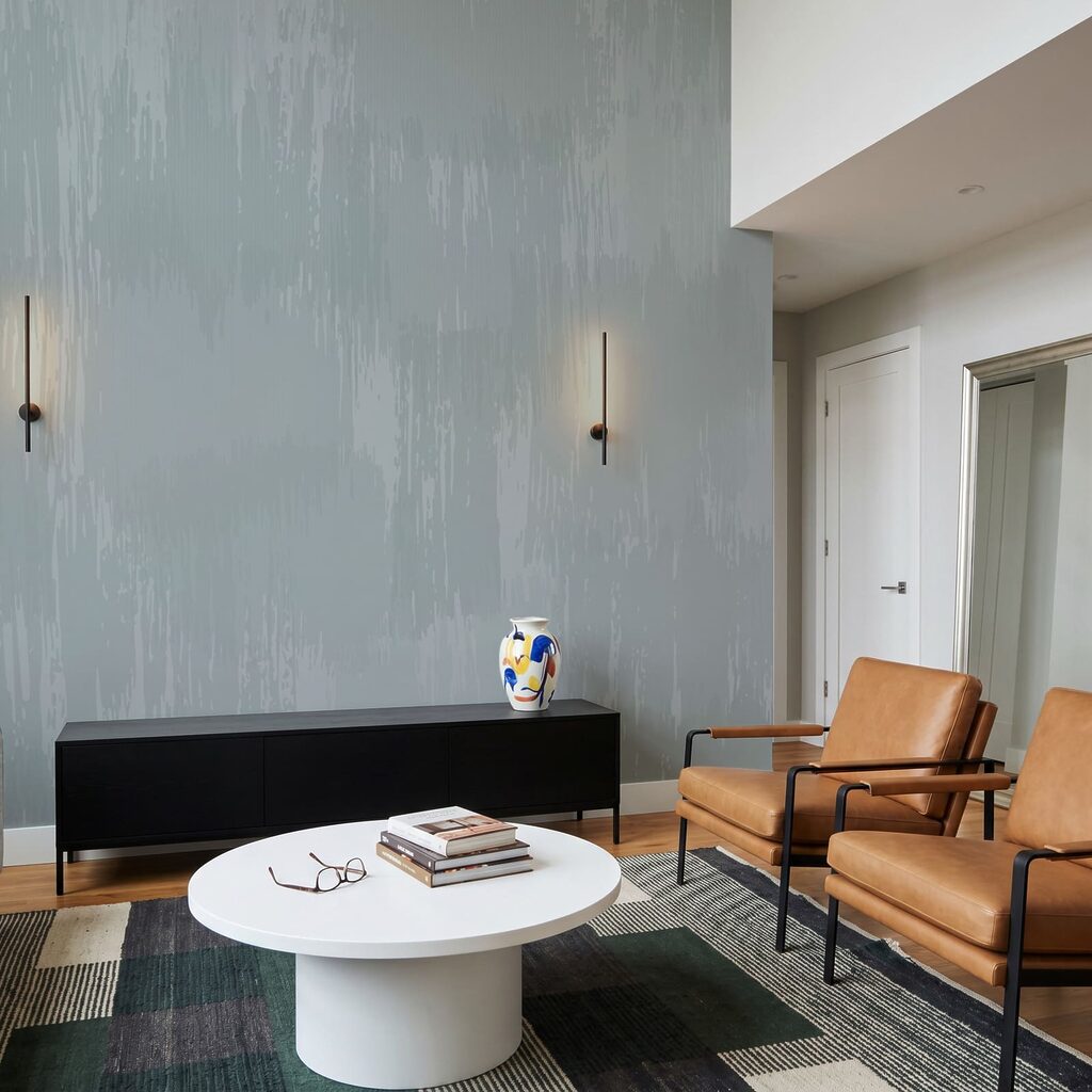 Pinselstriche in gebrochenen Tönen — Interieur 1