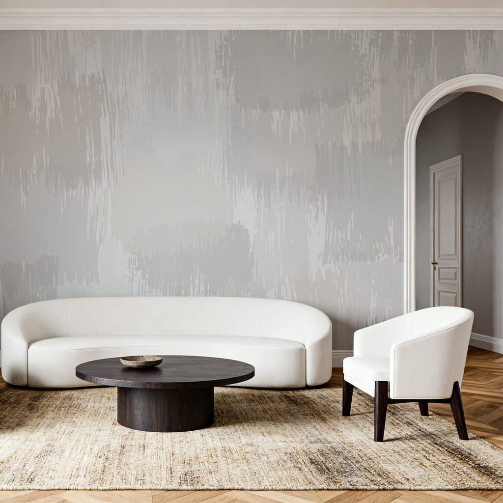 Pinselstriche in gebrochenen Tönen — Interieur 1