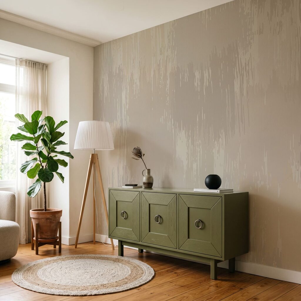 Pinselstriche in gebrochenen Tönen — Interieur 1
