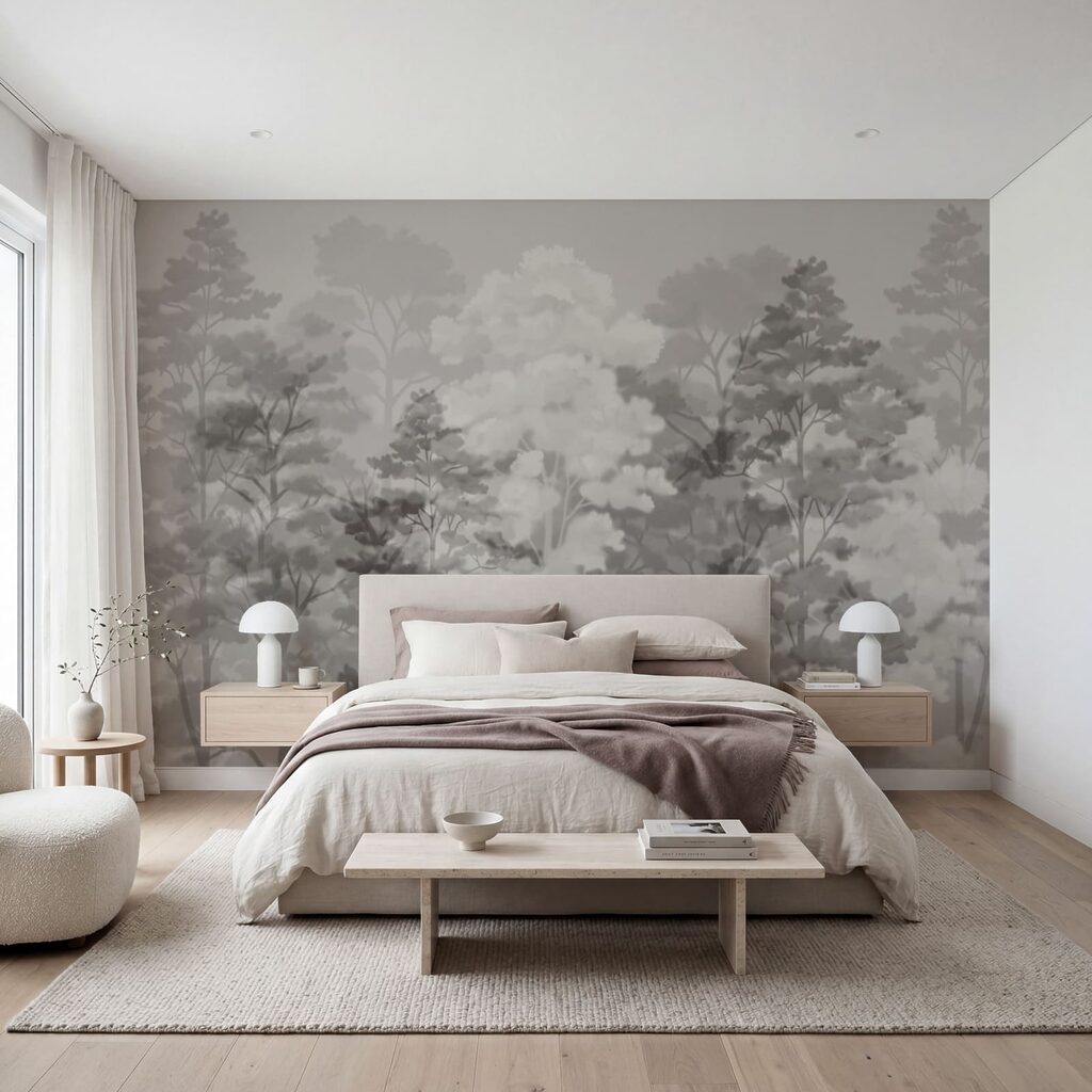 Bäume in sanften Farbwolken — Interieur 2