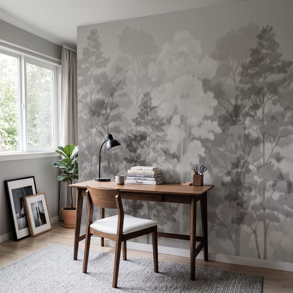 Bäume in sanften Farbwolken — Interieur 3