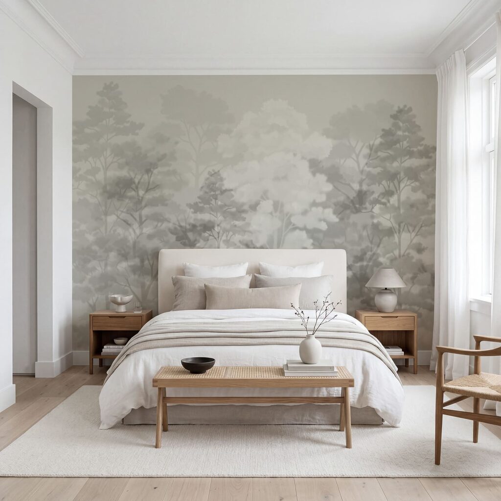 Bäume in sanften Farbwolken — Interieur 1