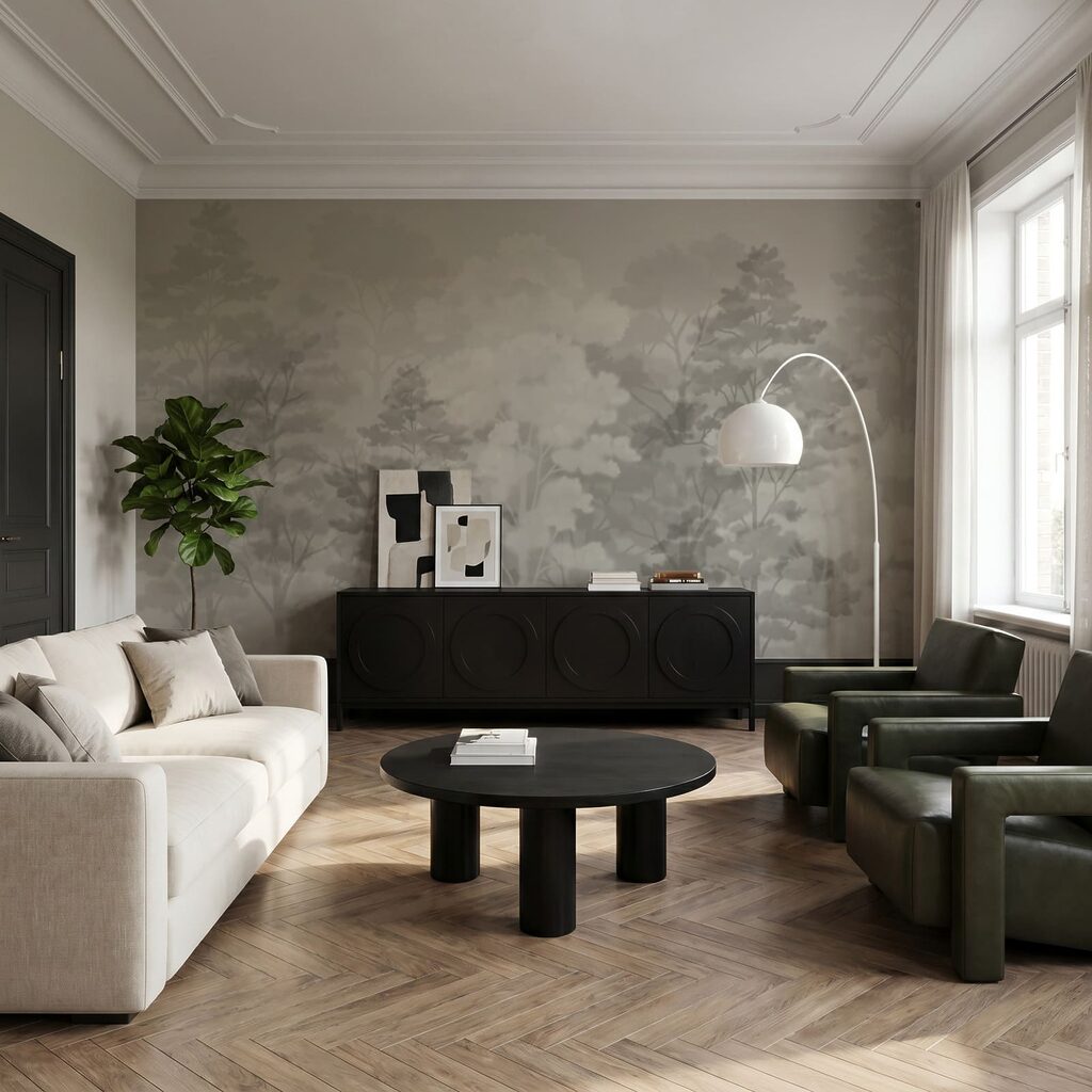 Bäume in sanften Farbwolken — Interieur 2