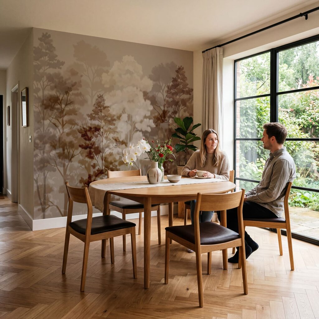 Bäume in sanften Farbwolken — Interieur 3