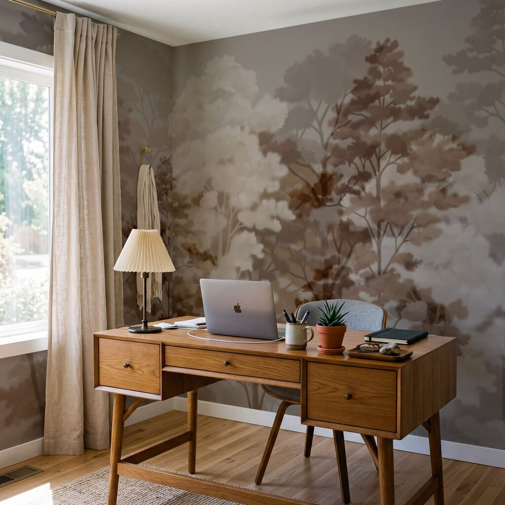 Bäume in sanften Farbwolken — Interieur 4