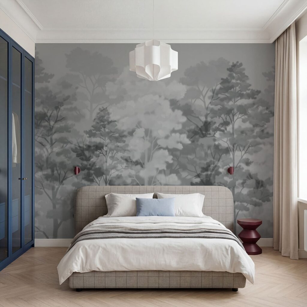 Bäume in sanften Farbwolken — Interieur 1
