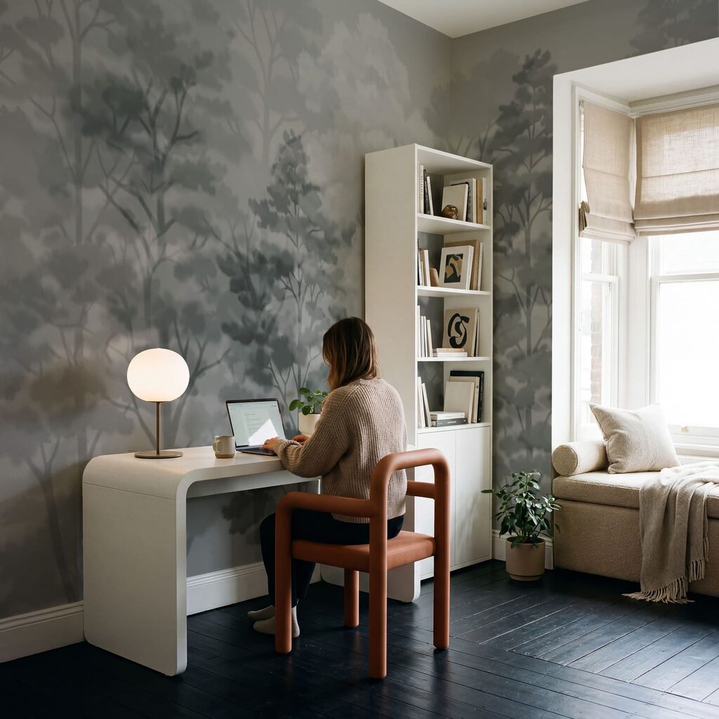 Bäume in sanften Farbwolken — Interieur 4
