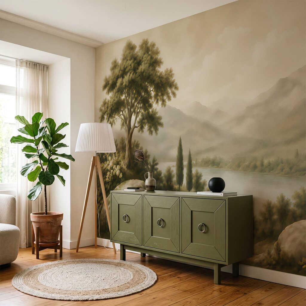 See zwischen dunklen Zypressen — Interieur 3