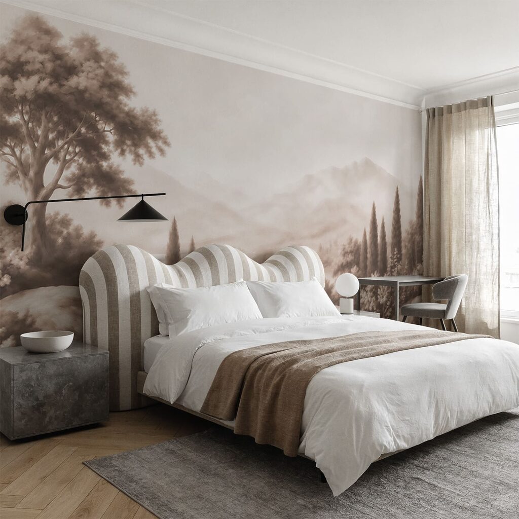 See zwischen dunklen Zypressen — Interieur 2