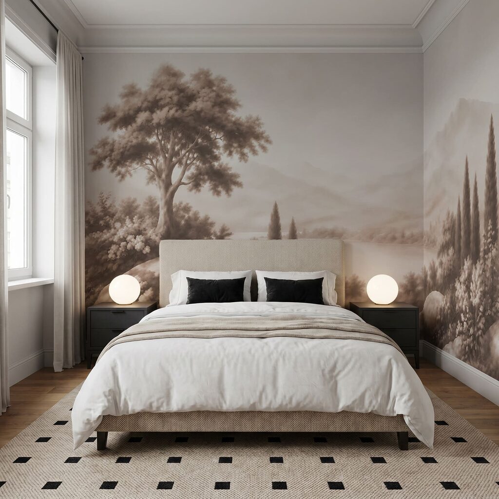 See zwischen dunklen Zypressen — Interieur 3