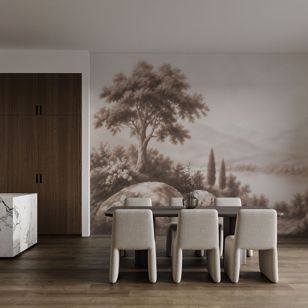 See zwischen dunklen Zypressen — Interieur 6