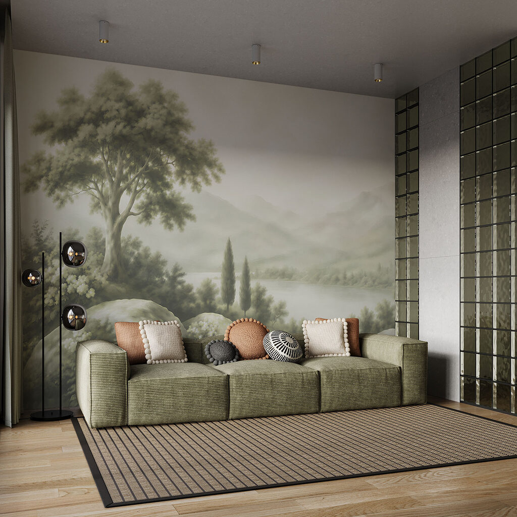 See zwischen dunklen Zypressen — Interieur 3