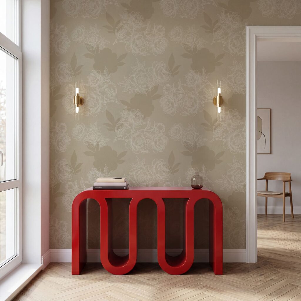Blumen von damals in einem Interieur