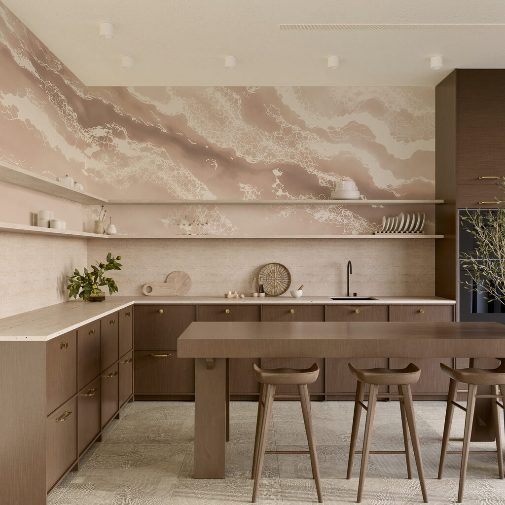 Schäumende Farbströme — Interieur 3