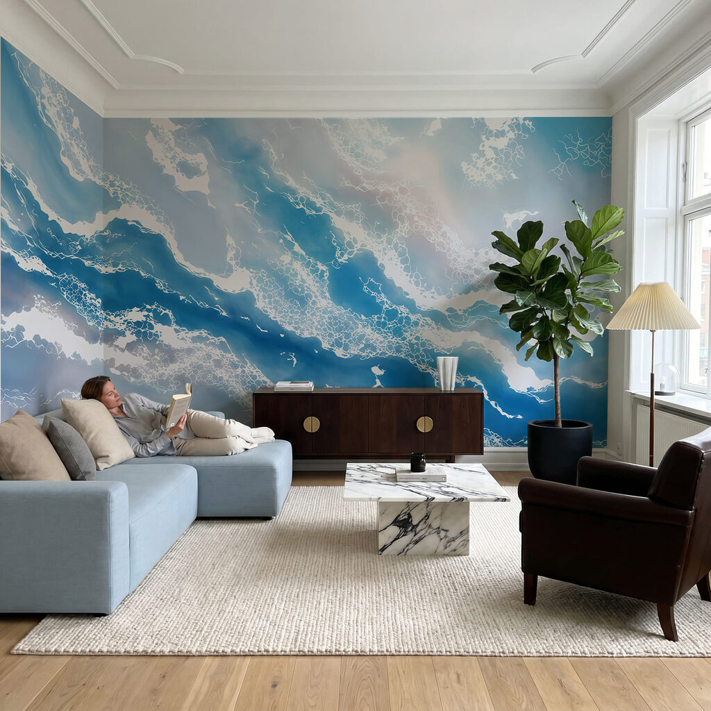 Schäumende Farbströme — Interieur 1