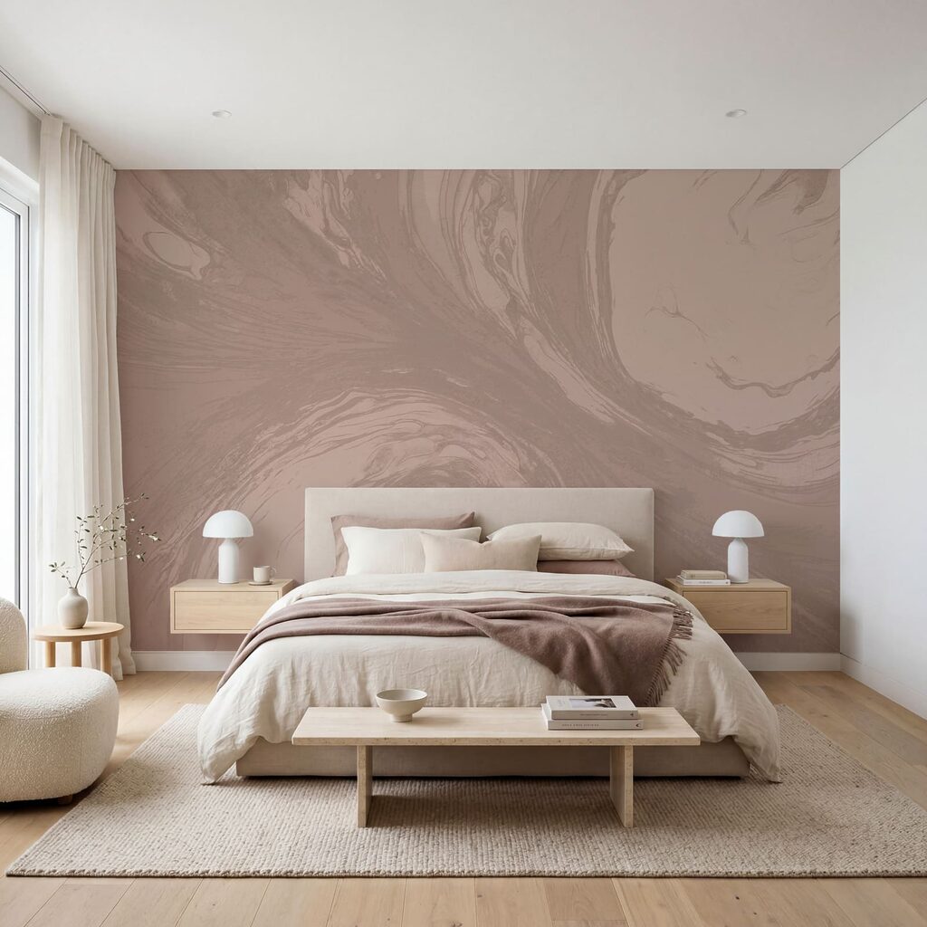 Kreisende Farben in einem Interieur